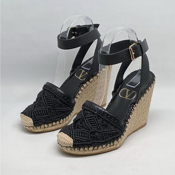 Valentino Garavani Marrakech Wedge Espadrille size 36 - Picture 4 of 11